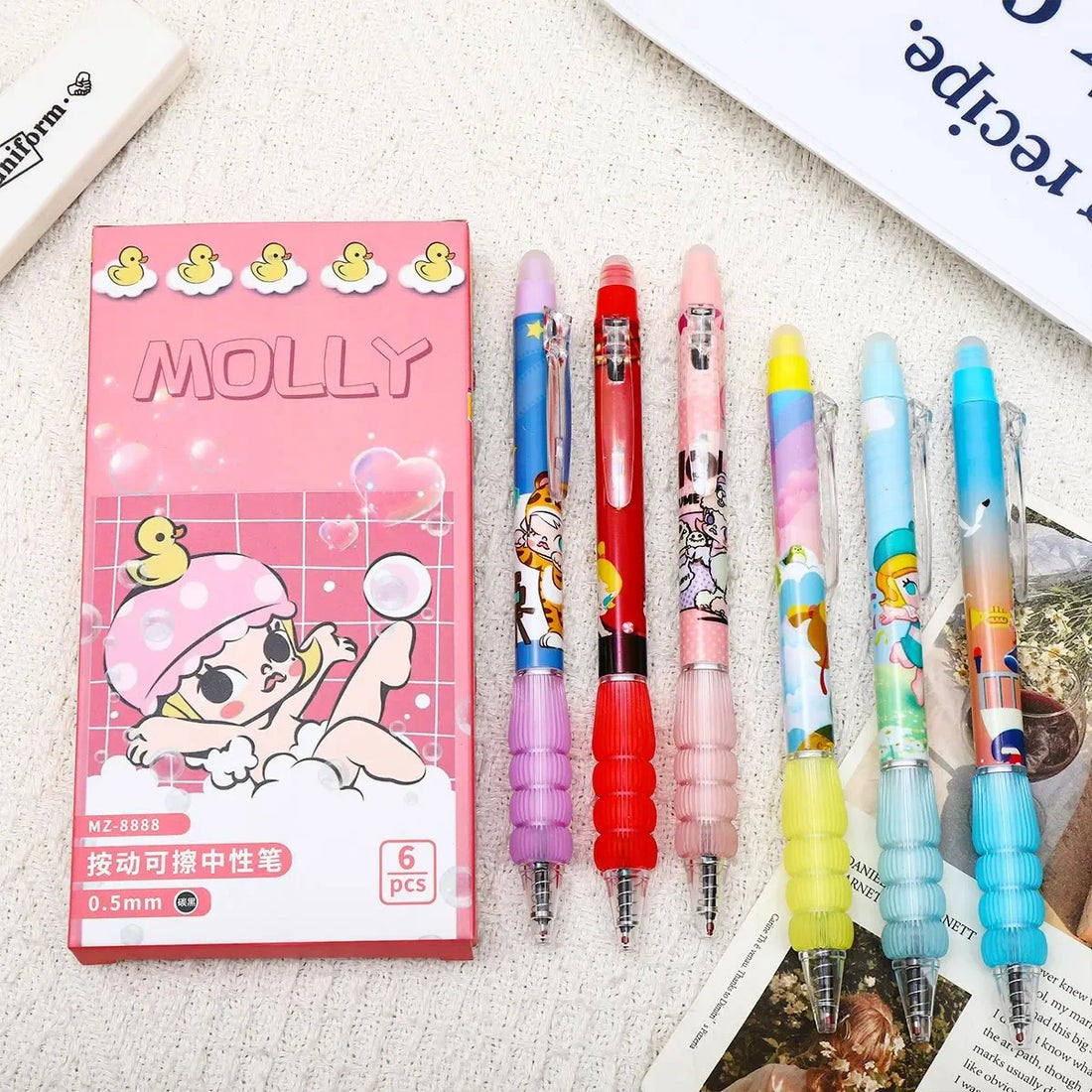 Molly Masterpiece Elite Gel Pen (Set of 6)