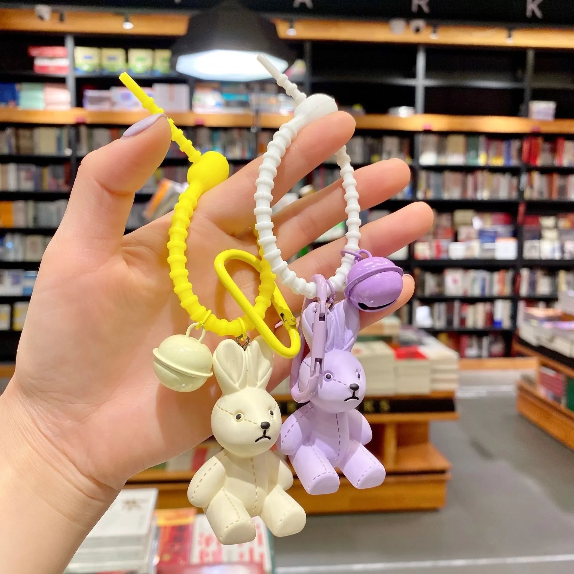 Impassive Rabbit Chonky Keychain