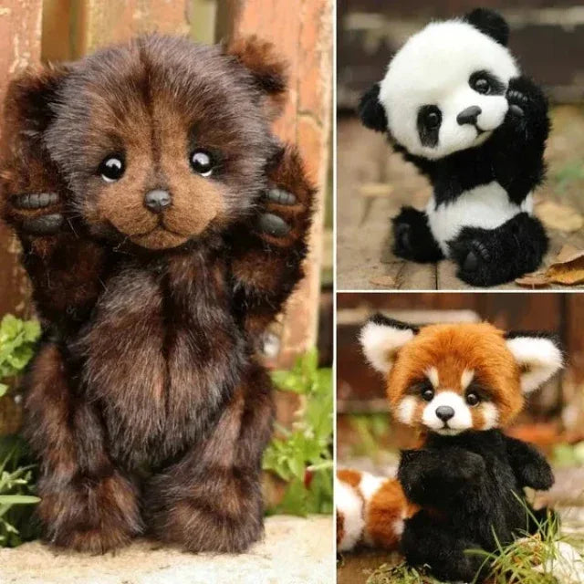 Charming Handmade Plush Baby Bears