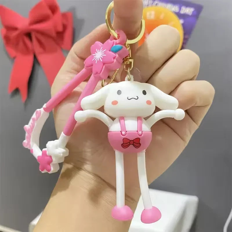 Sanrio Stretchy Limbs Fun Keychain