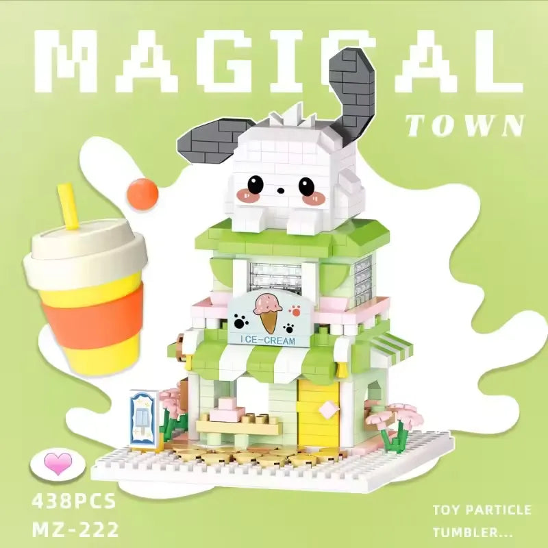 Sanliou Town Street Scene Micro Blocks