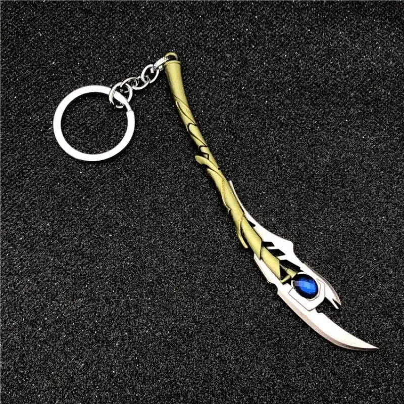 Loki's Long Scepter Weapon Metal Keychain