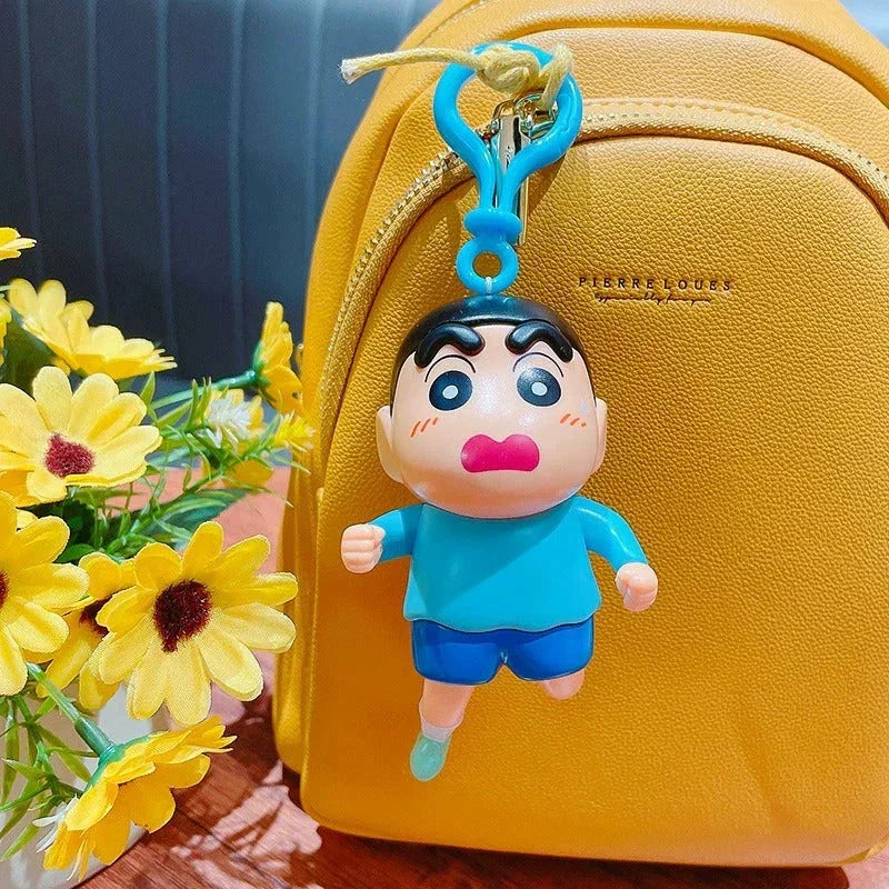 Shinichan Race-Ready Pull String Keychain