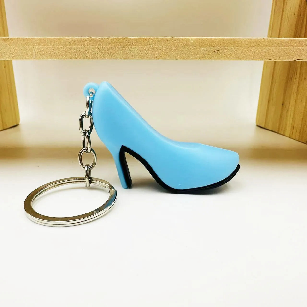 Korean Style High-Heeled Shoe Keychain