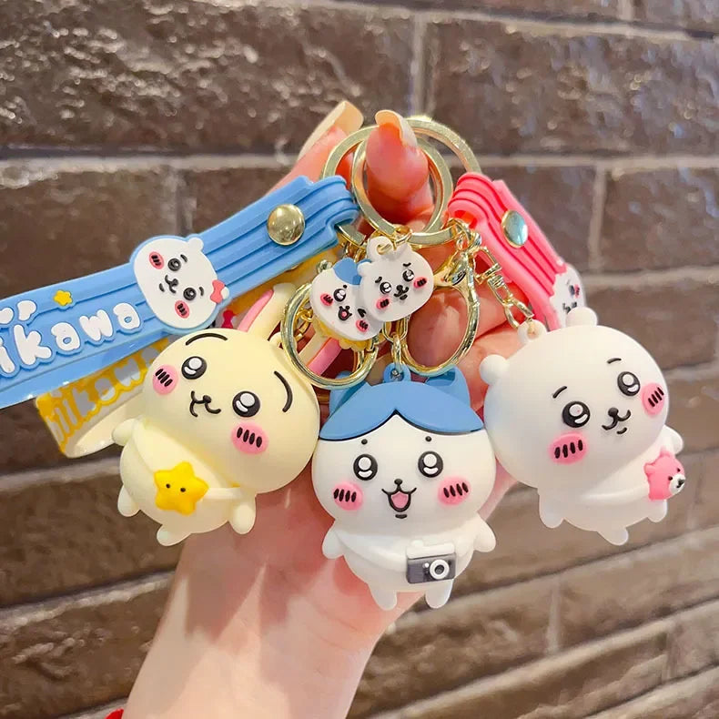 Chiikawa Crew Silicone Keychain