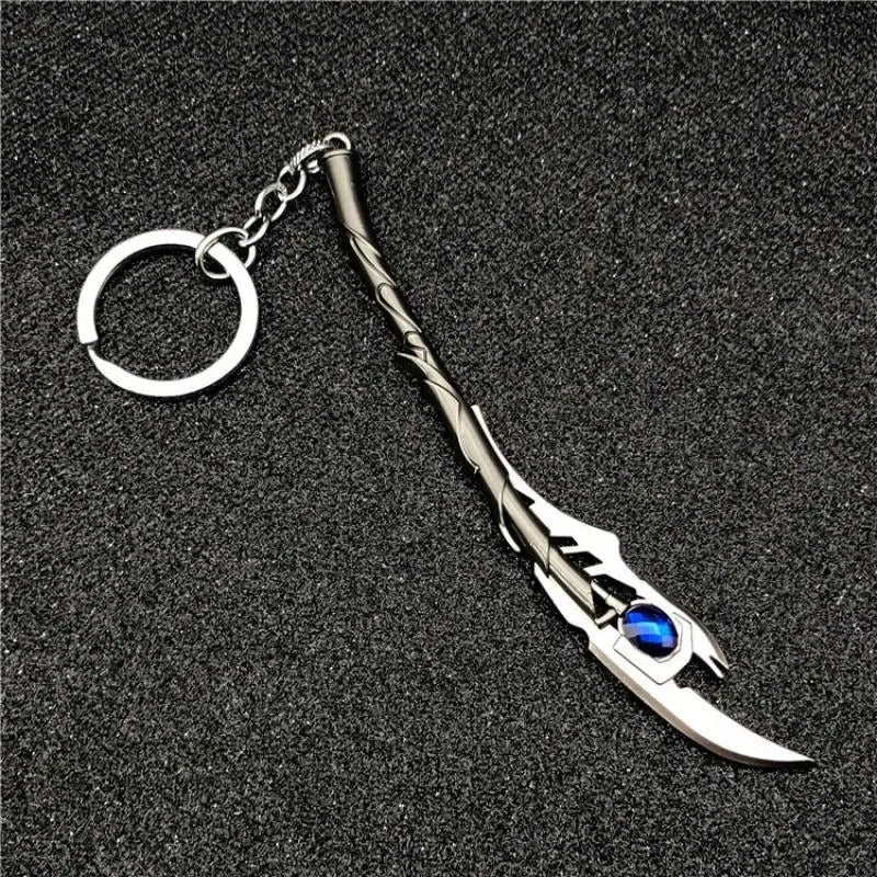 Loki's Long Scepter Weapon Metal Keychain