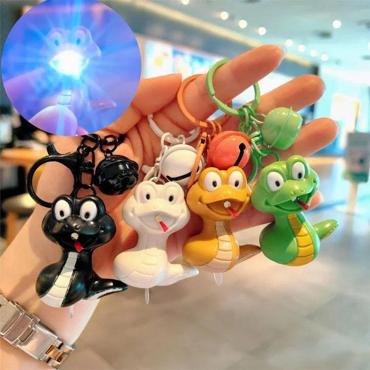 Shadow Slither LED Snake Keychain