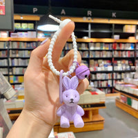 Impassive Rabbit Chonky Keychain