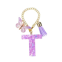 Butterfly Liquid Luxe Letter Charm