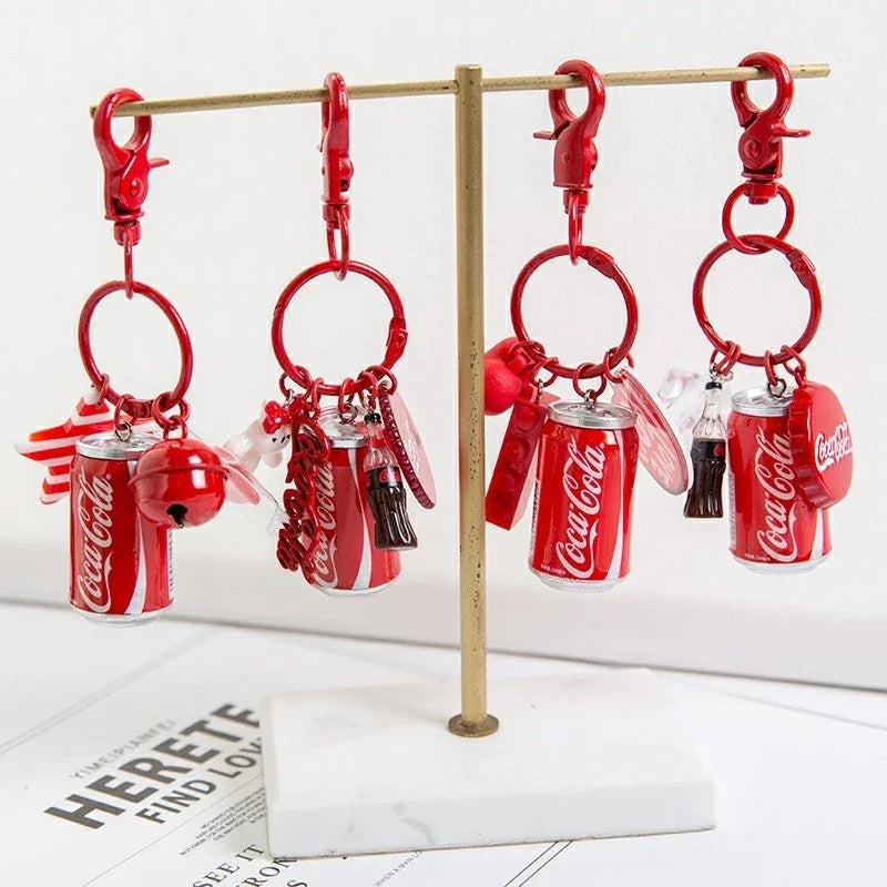 Cola Can Premium Blocks Keychain