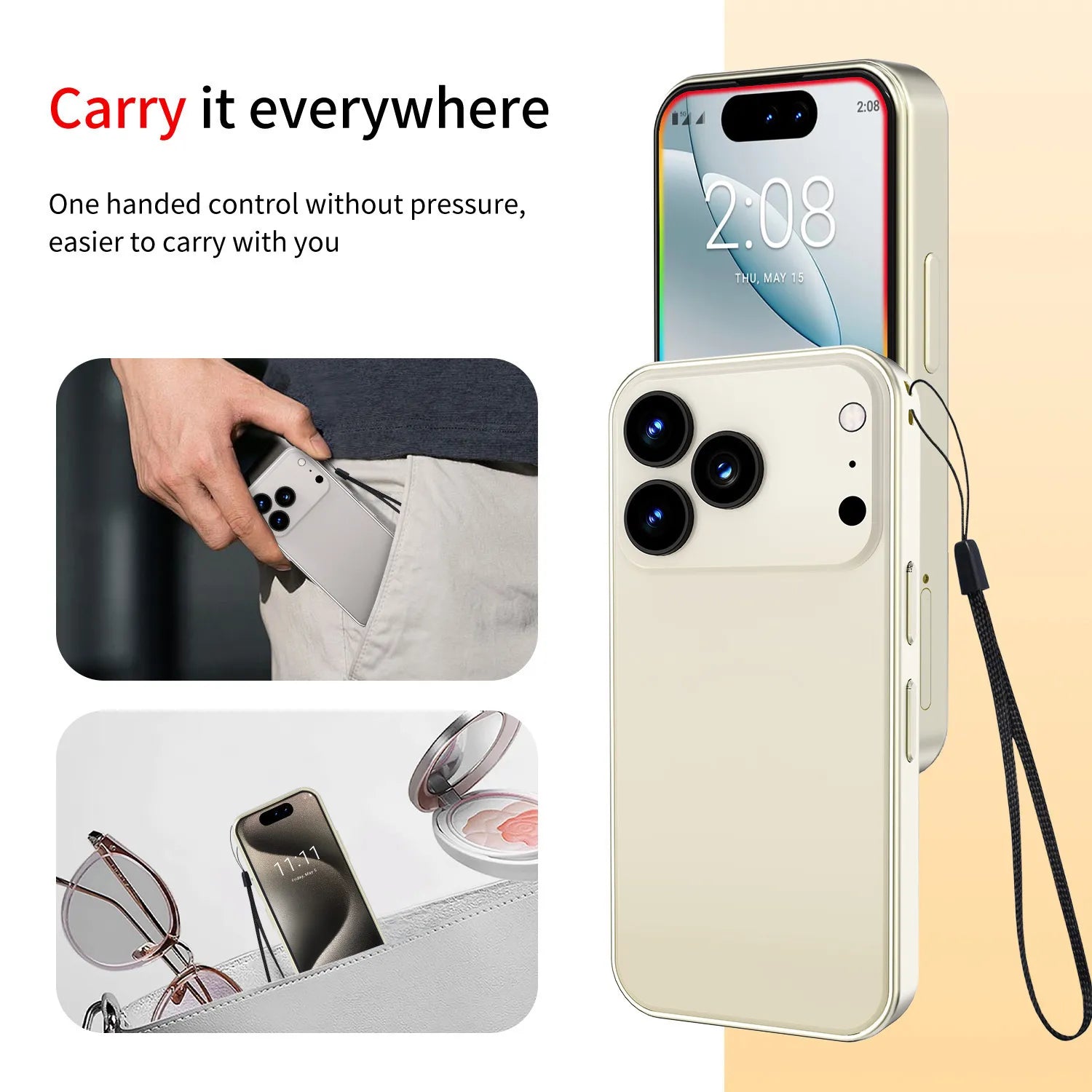 Mini i17 Pro Max Mobile Phone