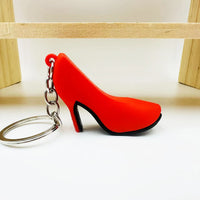 Korean Style High-Heeled Shoe Keychain