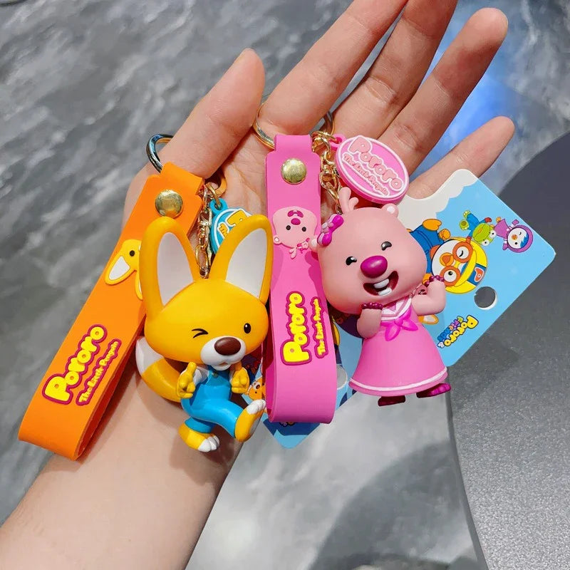 Genuine Pororo & Pals Iconic 3D Keychain