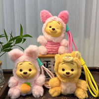 Pooh Naughty Party Plush Keychain