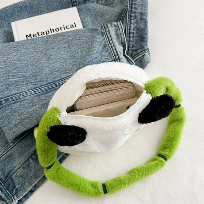 Bamboo Carry Panda Plush Bag