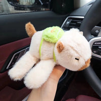 Sporty Capybara Wag Tail Plush Bracelet (23 cm)