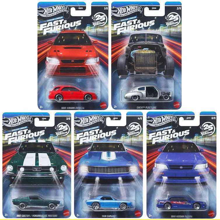 Hot Wheels Fast & Furious Dream Lineup Die-Cast Cars