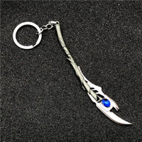 Loki's Long Scepter Weapon Metal Keychain