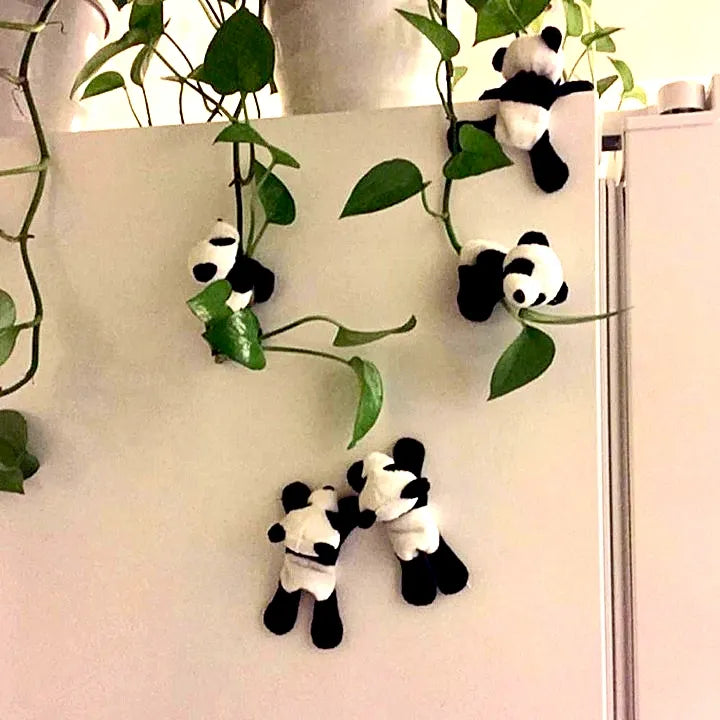 Magnetic Panda Charm Keychain