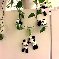 Magnetic Panda Charm Keychain