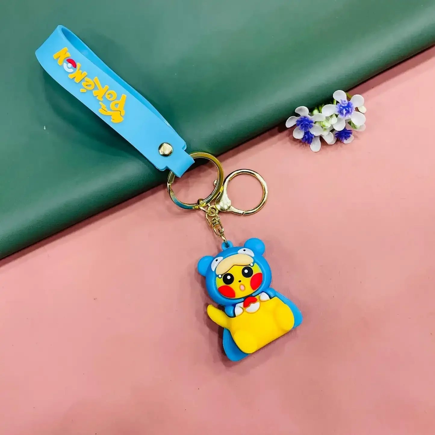 Pikachu Cosplay Pokimoen Keychain