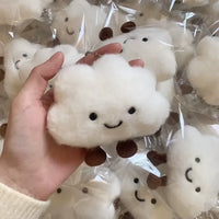 Soft Cloud Plush Keychain