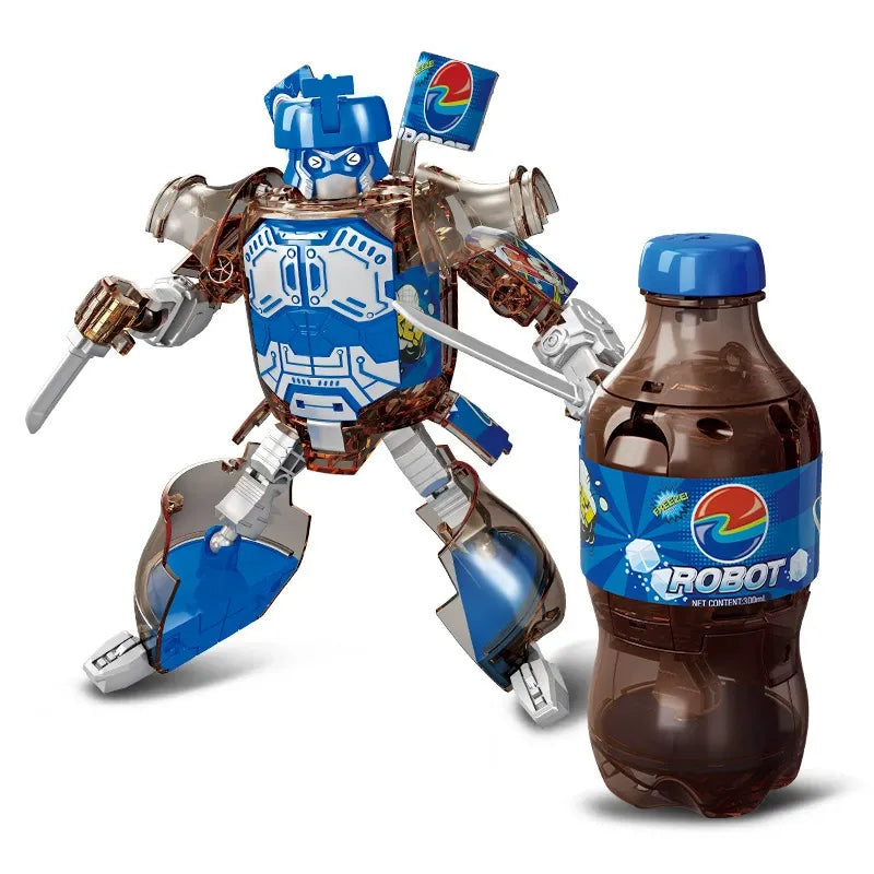 Canned Drink Robot Transformers Figurines (17 cm)