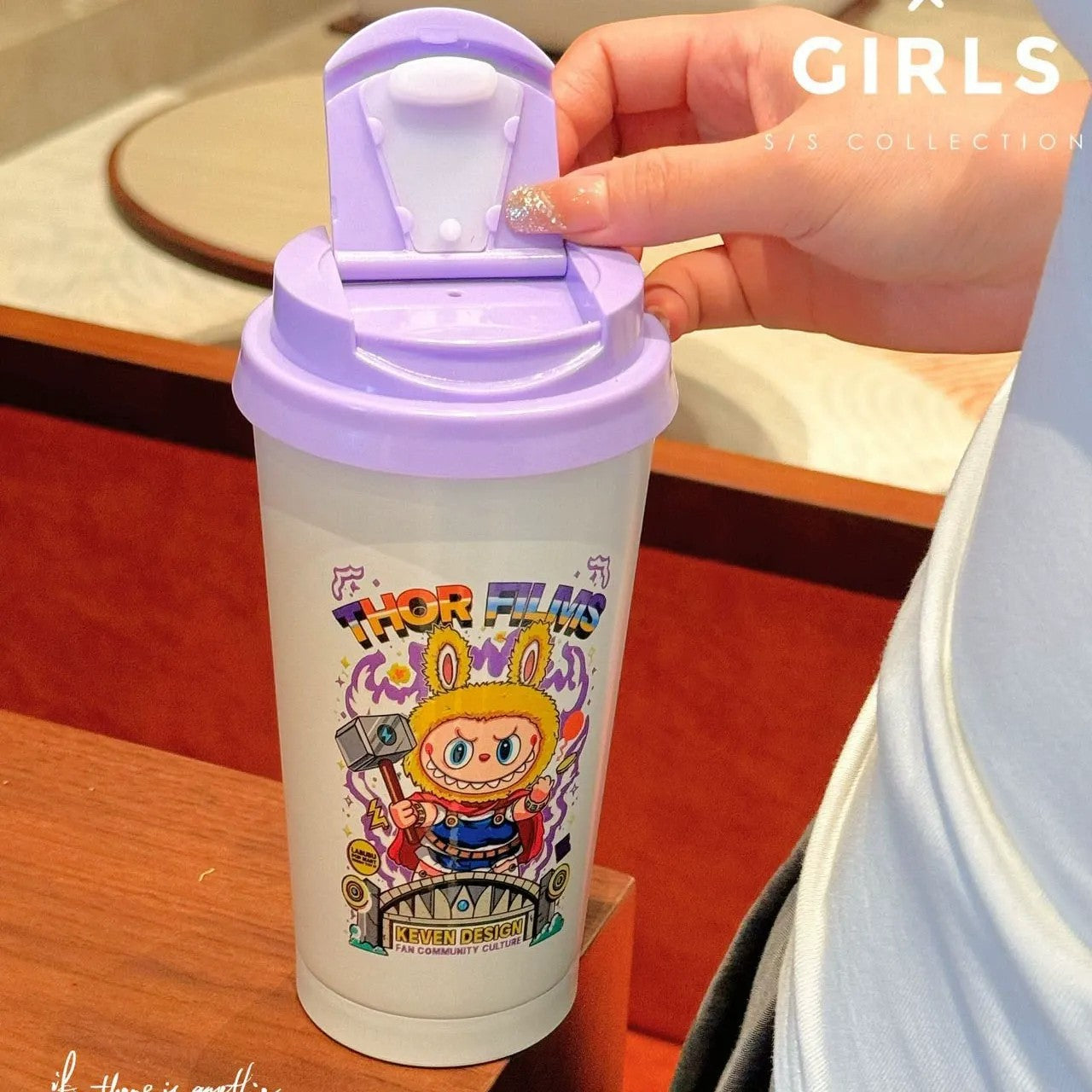 StarBX Labubu Avengers Insulated Cup (500 ml)