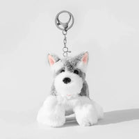Dapper-Dog Schnauzer Plush Keychain