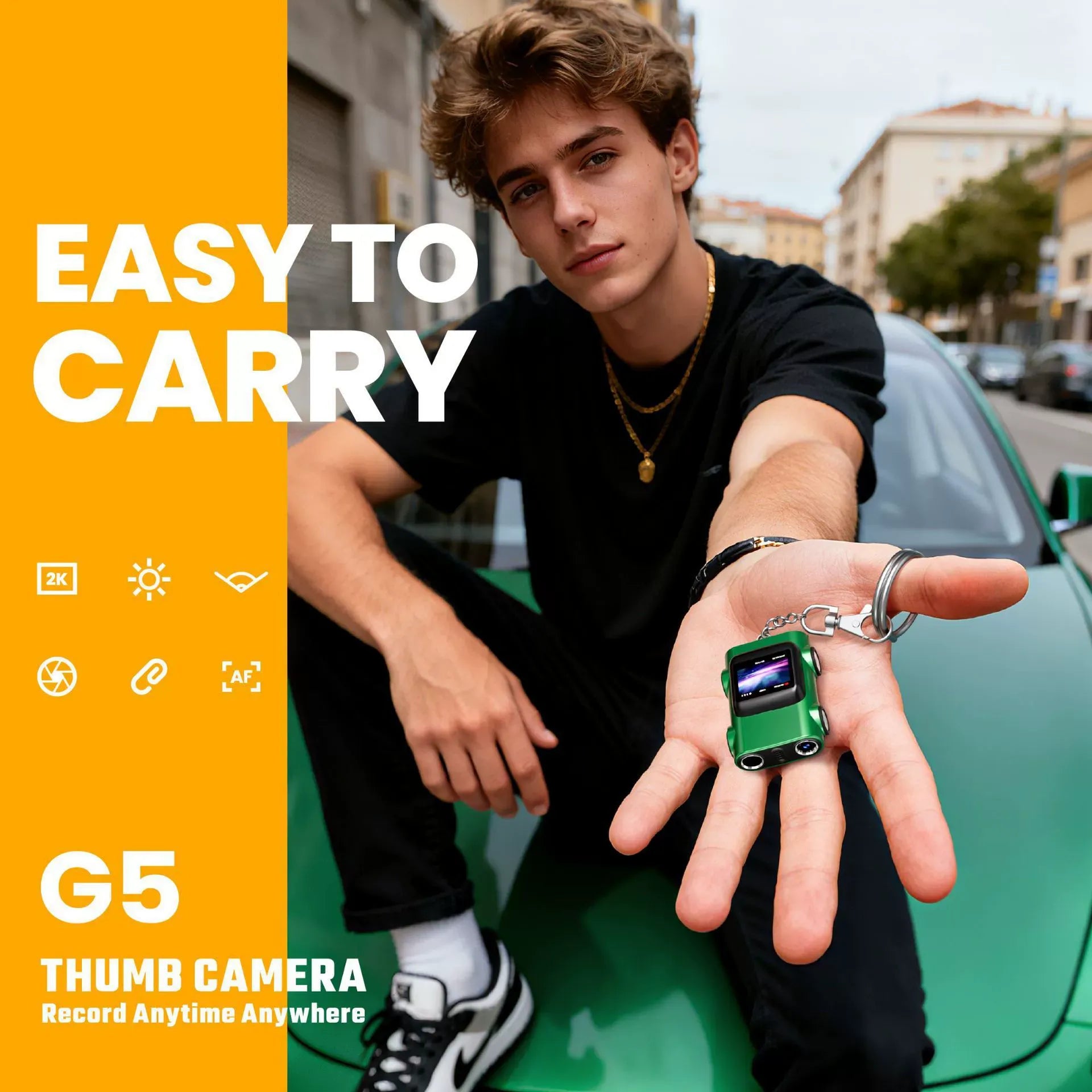G5 Car-Shaped 2K Thumb Camera