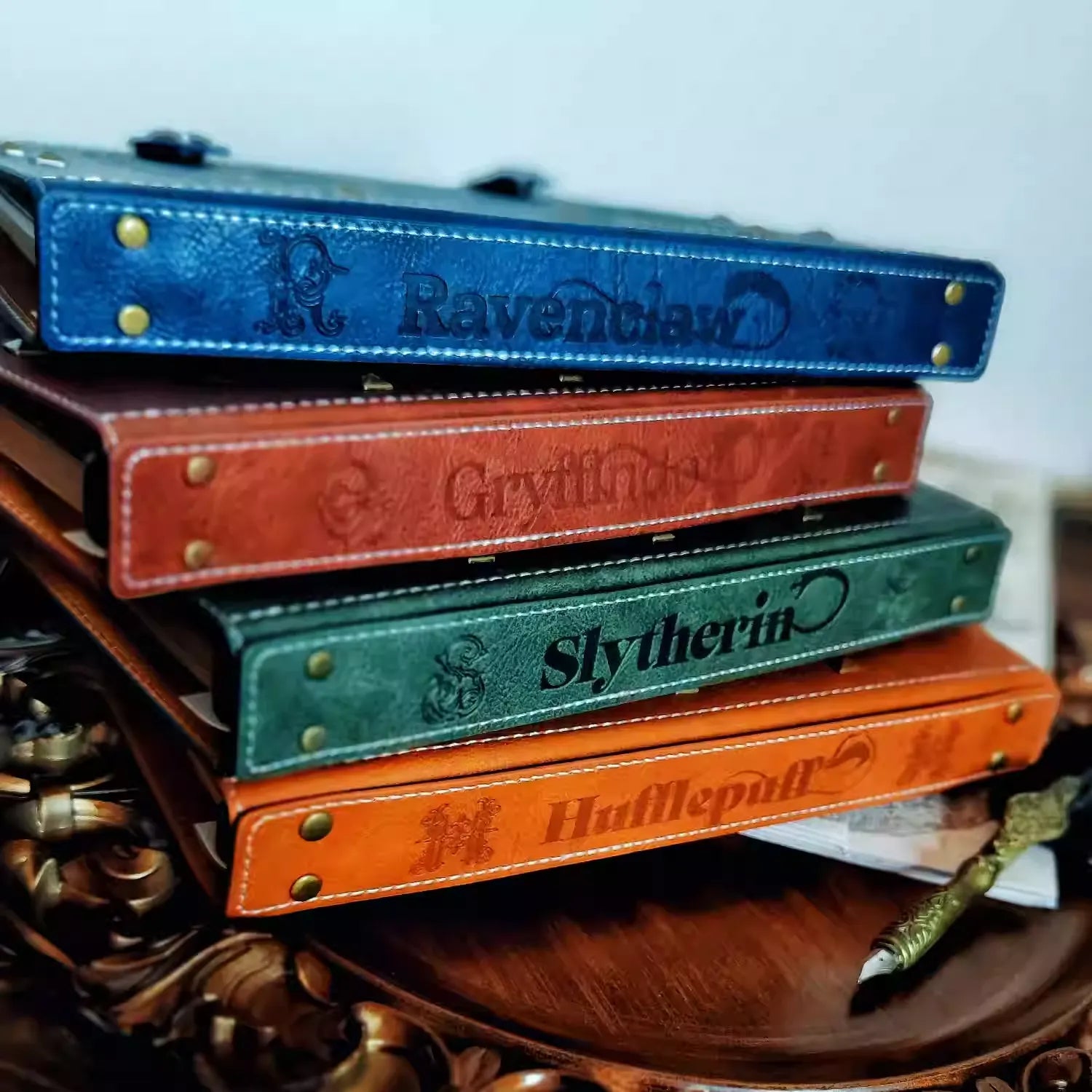 HP House Tales Leather Bound A5 Planner