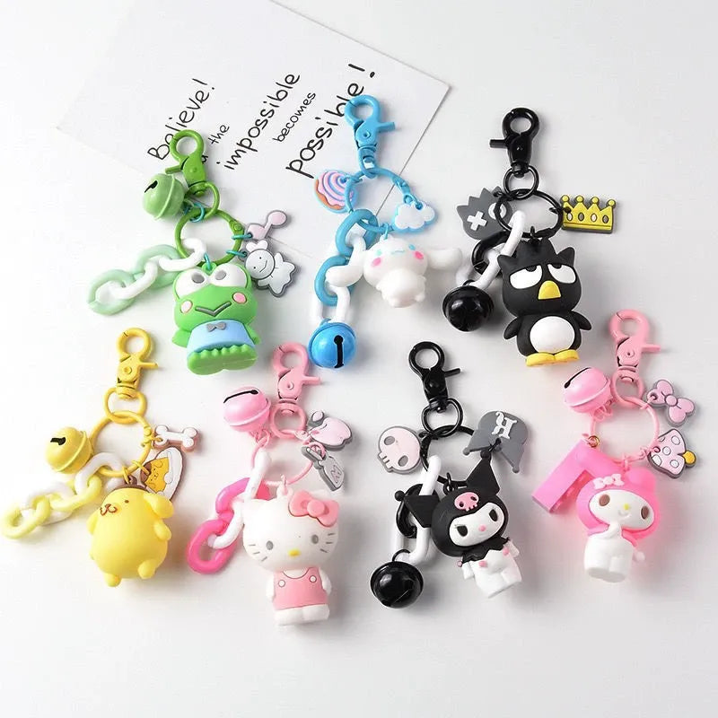 Sanliou Characters Pastel Chain Keychain