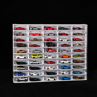 50-Slot Premium Acrylic Diecast Car Display Case