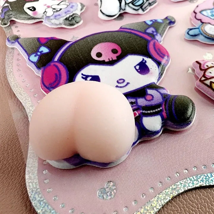 Sanrio Puffy Bum Bum Deco Stickers