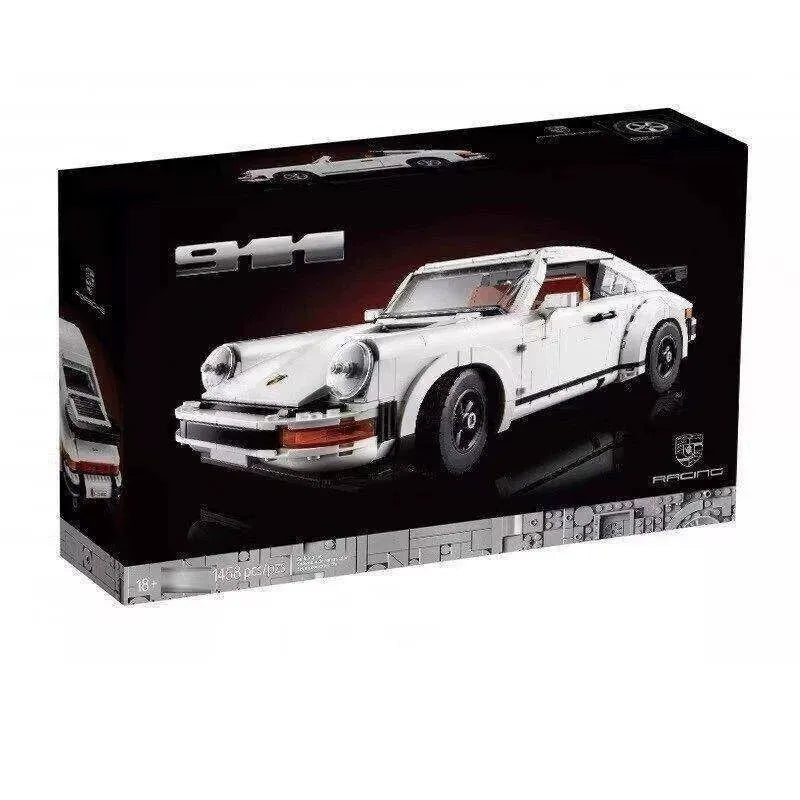 Vintage 911 Turbo & Targa Sports Car Building Set (1458 Pcs)
