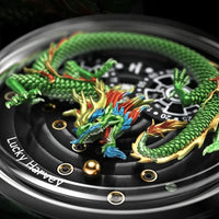 Lucky Harvey Master Series Golden Dragon Mechanical Watch
