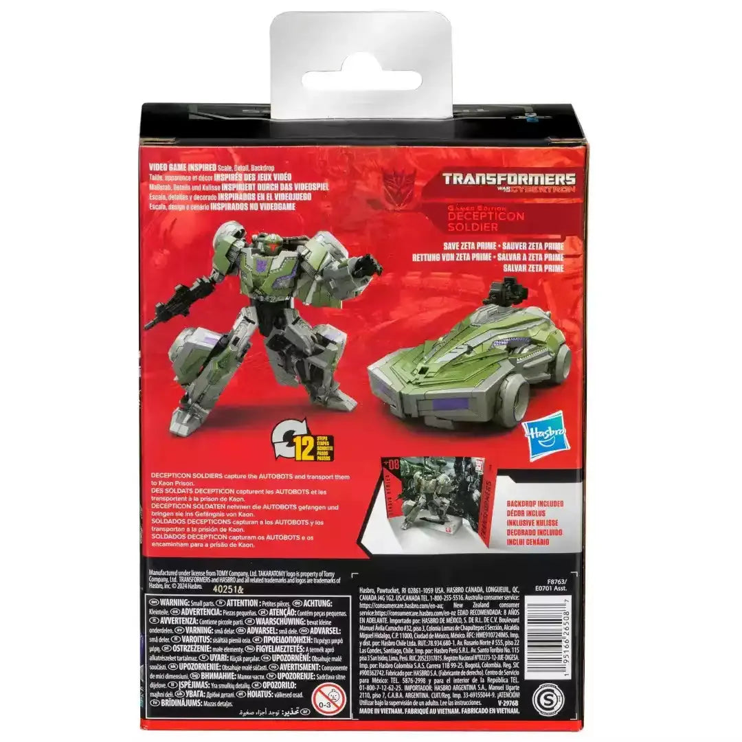 Transformers SS Gamer Edition Decepticon Soldier Action Figure