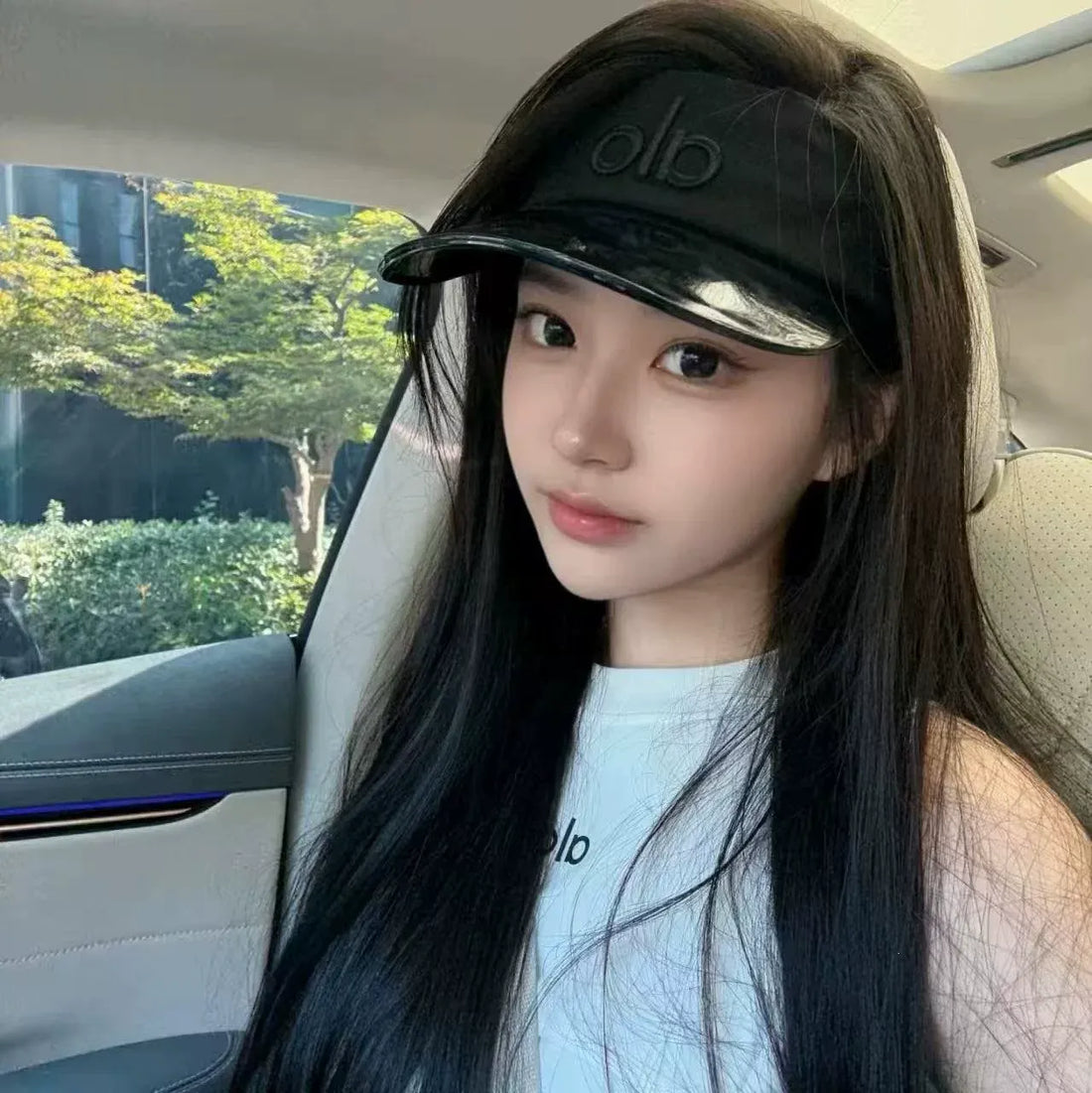 Alo Futuristic Performance Luxe Visor Cap