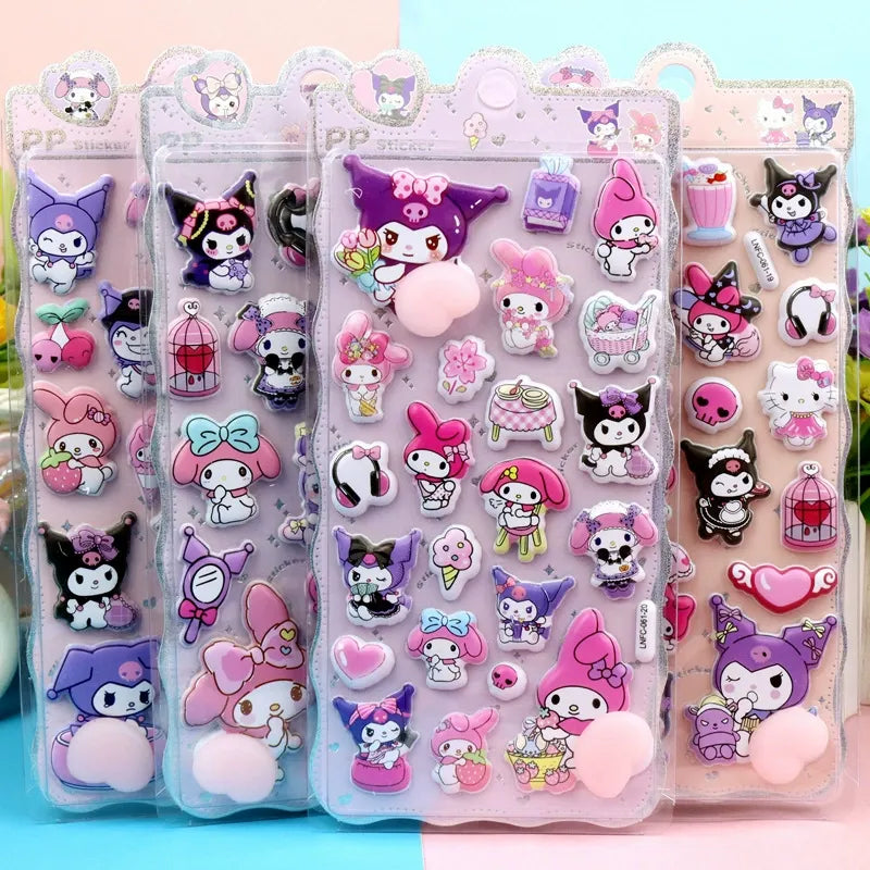 Sanrio Puffy Bum Bum Deco Stickers