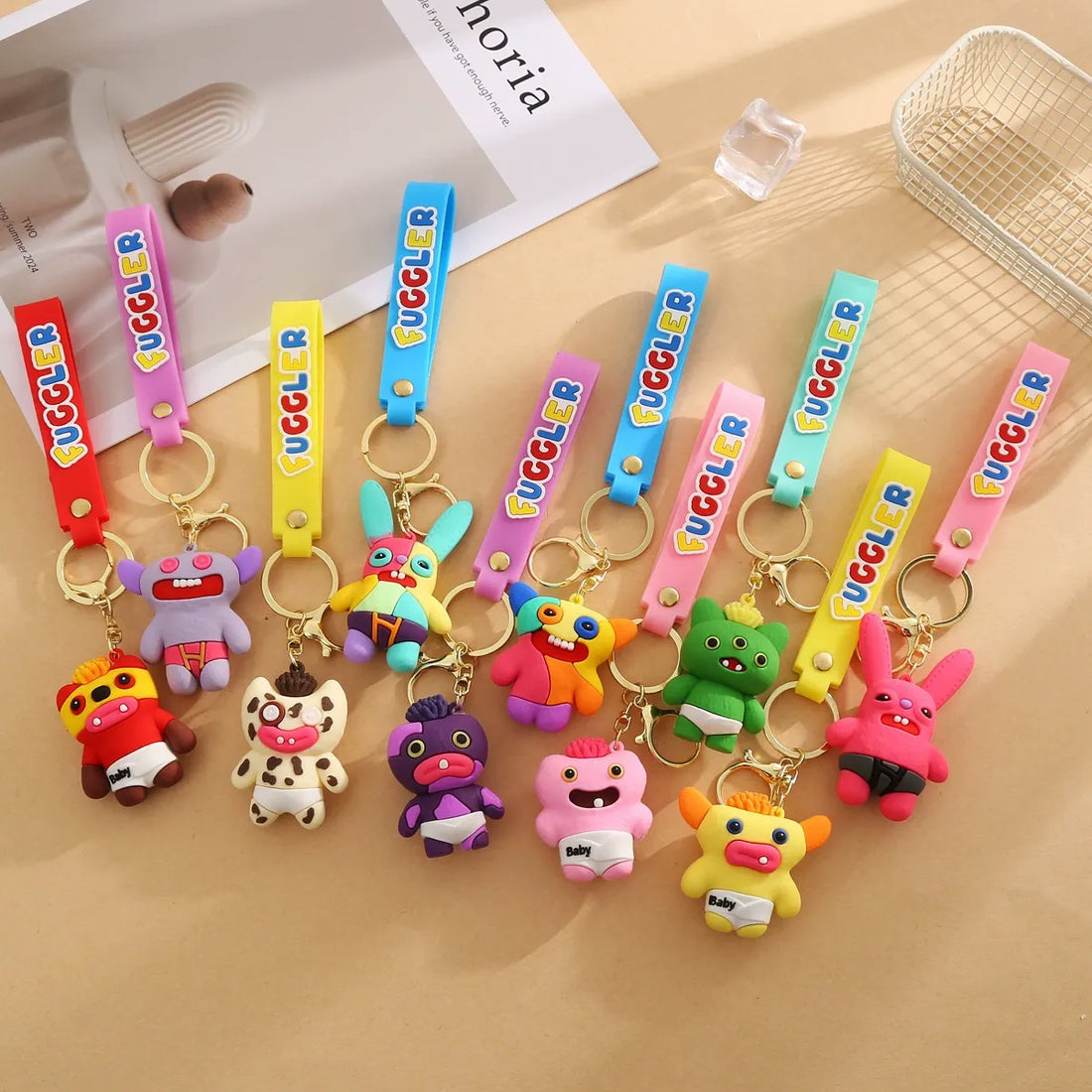 Fuggler Little Diaper Monster Keychain