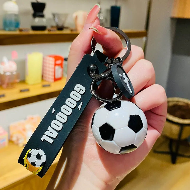 Stadium-Ready 3D Football Keychain