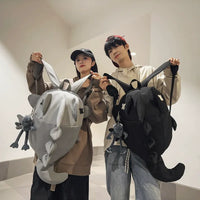 Streetwear Monster Shark Plush Backpack