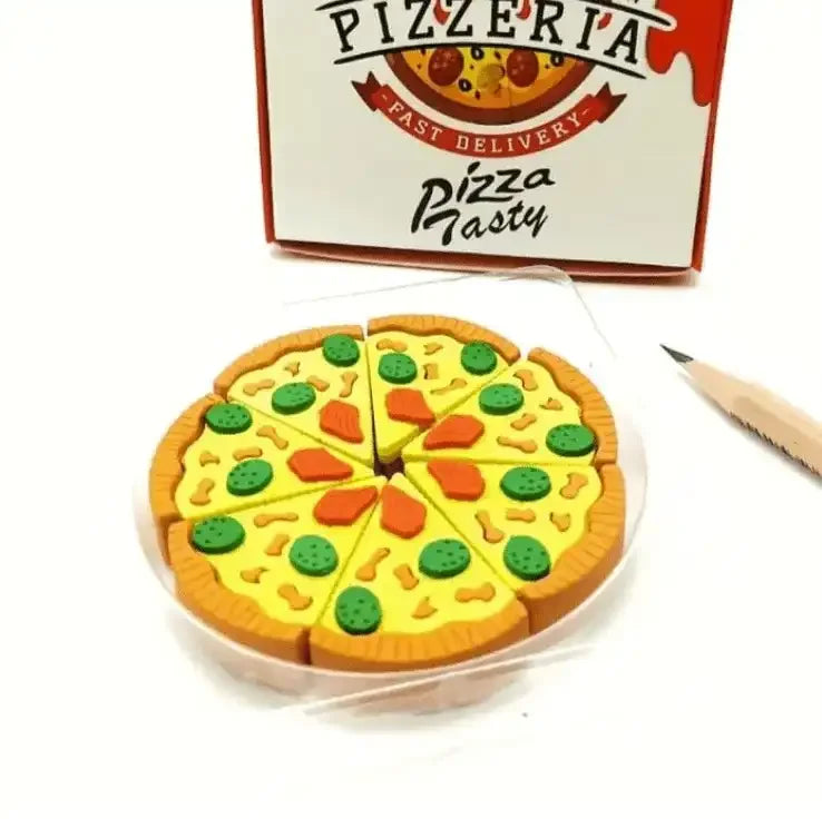 Eraserly Delicious Pizza Eraser (Set of 7)