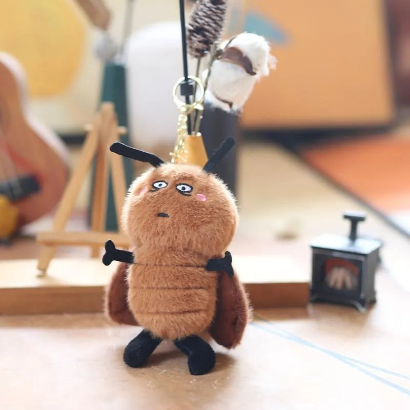 Midnight Cockroach Plush Keychain