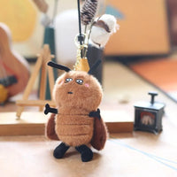 Midnight Cockroach Plush Keychain