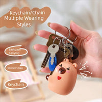 Capybara Love Connection Couple Keychain