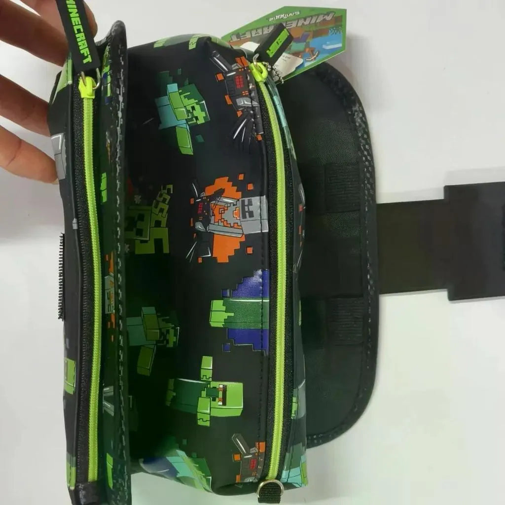 SMGL Minecraft Creeper Multifunctional School Pencil Case