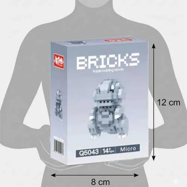 Bricks Godzilla Chibi Kaiju Micro Particles Building Blocks