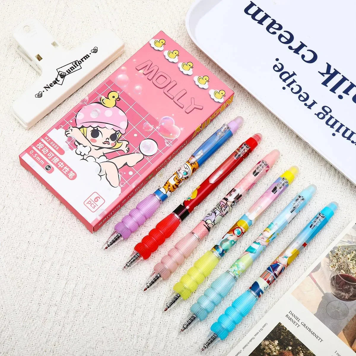 Molly Masterpiece Elite Gel Pen (Set of 6)