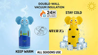 Afresh 365 3D Animal Head Double-Wall Insulated Bottle